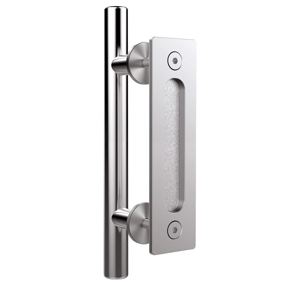 LTIYITL 24CM Schiebetürgriff Edelstahl Scheunentorgriff Doppelseitiger Schiebetür zieht-Griff