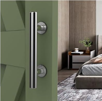 LTIYITL 24CM Schiebetürgriff Edelstahl Scheunentorgriff Doppelseitiger Schiebetür zieht-Griff