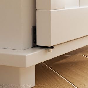 LTIYITL 91cm/3ft Schiebetürbeschlag Set Mini Falten Schiebetürsystem Komplettset Schwarz Für Max Zwei Faltbare 40cm Türpanele 76cm breites Türloch