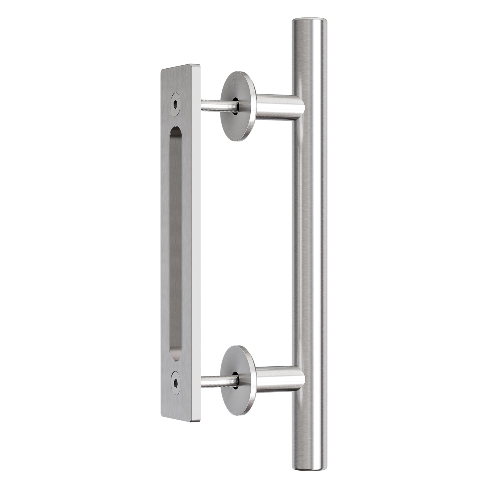 30 cm Stainless Steel Sliding Door Handle Barn Door Handle Modern Silver (1 Piece)
